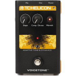 TC-Helicon VoiceTone T1 Vocal Tone and Dynamics Effects Pedal
