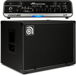 Ampeg Venture V7 700-watt Bass Head and 2x10" Cabinet