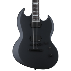 ESP LTD Viper-1000 Baritone Electric Guitar - Black Satin