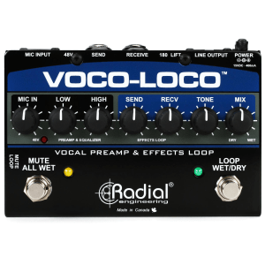 Radial Voco-Loco Microphone Effects Loop & Switcher for Guitar Effects