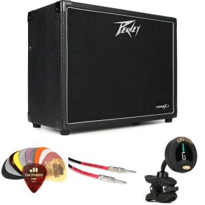 Peavey Vypyr X1 1x8-inch 30-watt Modeling Guitar/Bass/Acoustic Combo Amp Essentials Bundle