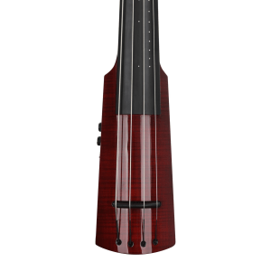 NS Design WAV 4-string Electric Upright Bass - Transparent Red
