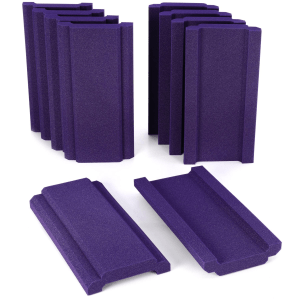 Auralex WaveCave Royale 1x2 foot Acoustic Panel 10-pack - Purple