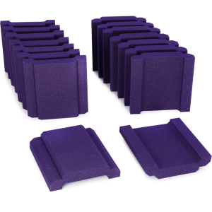 Auralex WaveCave Royale Acoustic Panel Parquet Kit - Purple