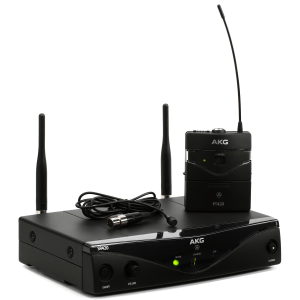 AKG WMS420 Presenter Set Wireless Lavalier Microphone System - Band A