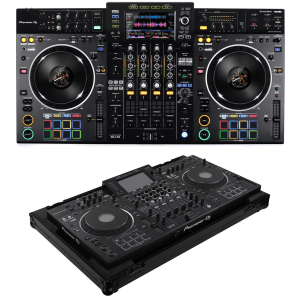 Pioneer DJ XDJ-XZ Digital DJ System with Odyssey Low-profile Hard Case