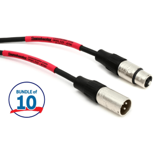 Pro Co EXMSS-10 Excellines Microphone Cable - 10 foot (10-pack)