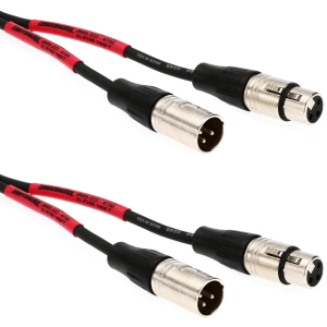 Pro Co EXM-100 Excellines Microphone Cable 2 Pack - 100 foot