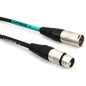 JUMPERZ JBM Blue Line Microphone Cable - 10 foot