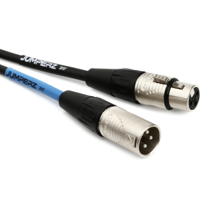 JUMPERZ JBM Blue Line Microphone Cable - 20 foot