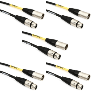 JUMPERZ JBM Blue Line Microphone Cable - 6 foot (5-pack)