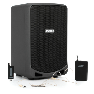 Samson Expedition XP106wDE Portable PA System with Wireless Headset Microphone