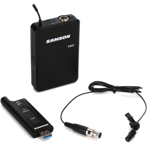 Samson XPD2 Lavalier USB Digital Wireless System with LM8 Lavalier Microphone