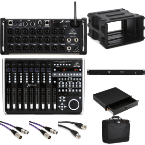 Behringer X Air XR18 18-channel Tablet-Controlled Digital Mixer and Control Surface Tour Bundle