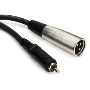Hosa XRM-115 RCA Male to XLR Male Unbalanced Interconnect Cable - 15 foot