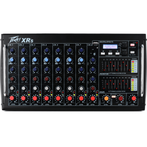 Peavey XR-S 8-channel 1500W Powered Mixer with FX