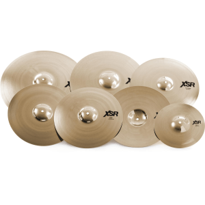Sabian XSR Super Cymbal Set - 14/14/16/20 inch - with Free 10/18 inch
