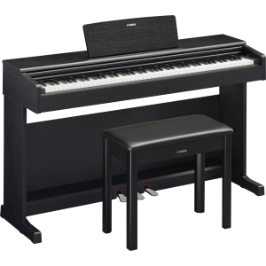 Yamaha Arius YDP-145B Digital Home Piano with Bench - Black Walnut
