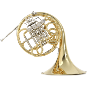 Yamaha YHR-567 Intermediate Double French Horn - Clear Lacquer