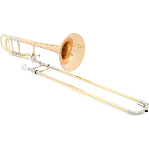 Yamaha YSL-882GOR Xeno Professional F-attachment Trombone - Clear Lacquer with Gold Brass Bell