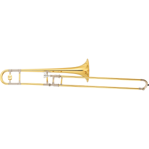 Yamaha YSL-897Z Custom Z Professional Trombone - Clear Lacquer with Yellow Brass Bell