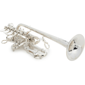 Yamaha YTR-988 Custom Series Bb/A Rotary Piccolo Trumpet - Silver-plated