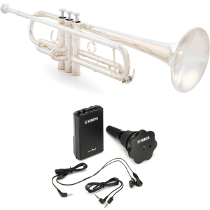 Yamaha YTR-4335GSII Intermediate Bb Trumpet with Silent System - Silver-plated
