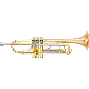 Yamaha YTR-8345II Xeno Professional Bb Trumpet - Large Bore - Gold Brass Bell - Clear Lacquer