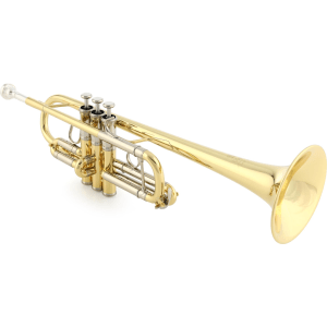 Yamaha YTR-8445 II Xeno Professional C Trumpet - Clear Lacquer with Yellow Brass Bell