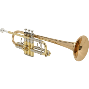 Yamaha YTR-8445 II Xeno Professional C Trumpet - Clear Lacquer with Gold Brass Bell
