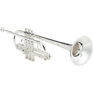 Yamaha YTR-8445 II Xeno Professional C Trumpet - Silver-plated with Gold Brass Bell