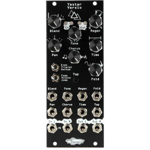 Noise Engineering Yester Versio Delay and Pitch-shifting Distortion Eurorack Module - Black