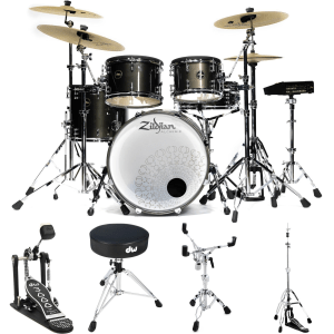 Zildjian ALCHEM-E Gold EX 5-piece Electronic Drum Kit Essentials Bundle