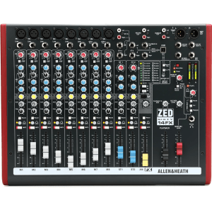Allen & Heath ZED60-14FX 14-channel Mixer with USB Audio Interface and Effects