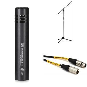Sennheiser e 614 Small-diaphragm Condenser Microphone Bundle with Stand and Cable