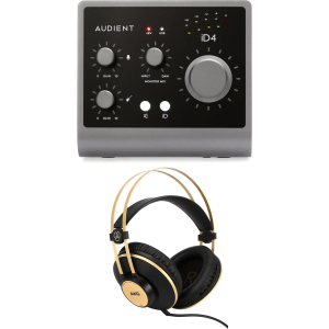 Audient iD4 MKII USB-C Audio Interface and Headphones