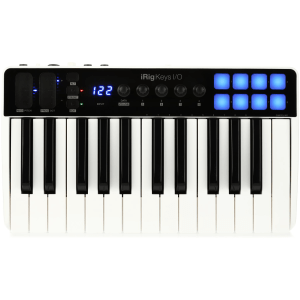 IK Multimedia iRig Keys I/O 25 Keyboard Controller with Audio Interface for iOS, Mac/PC