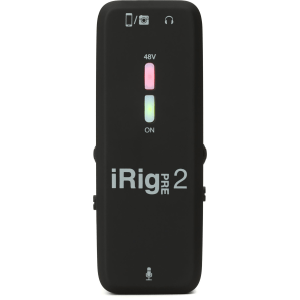 IK Multimedia iRig Pre 2 - XLR Microphone Interface for Smartphones, Tablets and Video Cameras