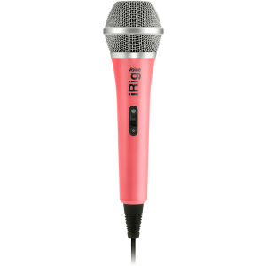 IK Multimedia iRig Voice Handheld Microphone - Pink