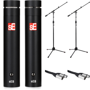 sE Electronics sE8 Stereo Pair Bundle with Stands and Cables
