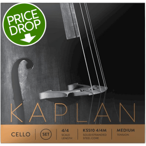 D'Addario KS511 Kaplan Cello A String - 4/4 Scale (10-pack)