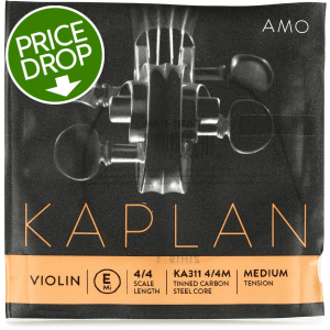 D'Addario KA311 Kaplan Amo Violin E String - 4/4 Scale