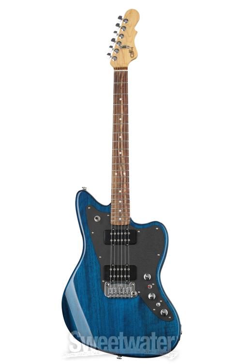 G&L CLF Research Doheny V12 Electric Guitar - Clear Blue | Sweetwater