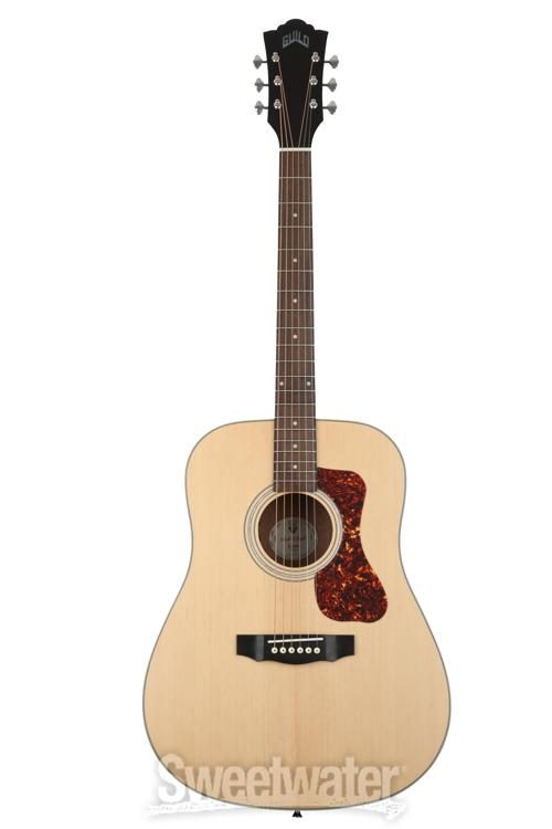 Guild D-240E Acoustic-Electric Guitar - Natural