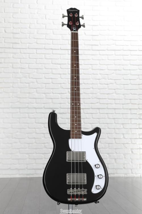 Epiphone Embassy Bass Guitar - Graphite Black | Sweetwater