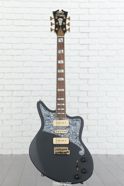 D'Angelico Deluxe Bob Weir Bedford - Matte Stone | Sweetwater