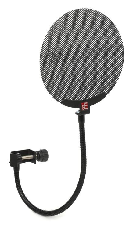 Pop-killer screen for studio microphone