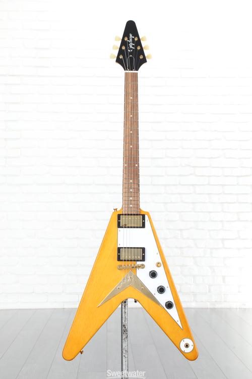 Epiphone 1958 Korina Flying V Electric Guitar - Natural