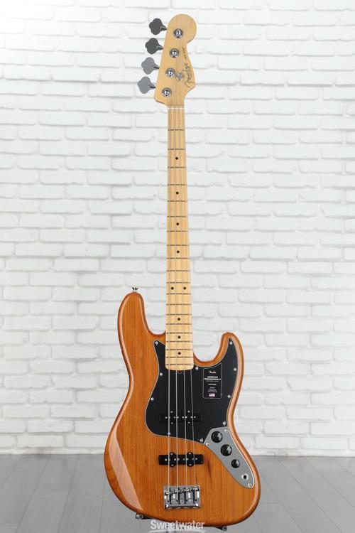 Fender American Professional II Jazz Bass - Roasted Pine with Maple  Fingerboard