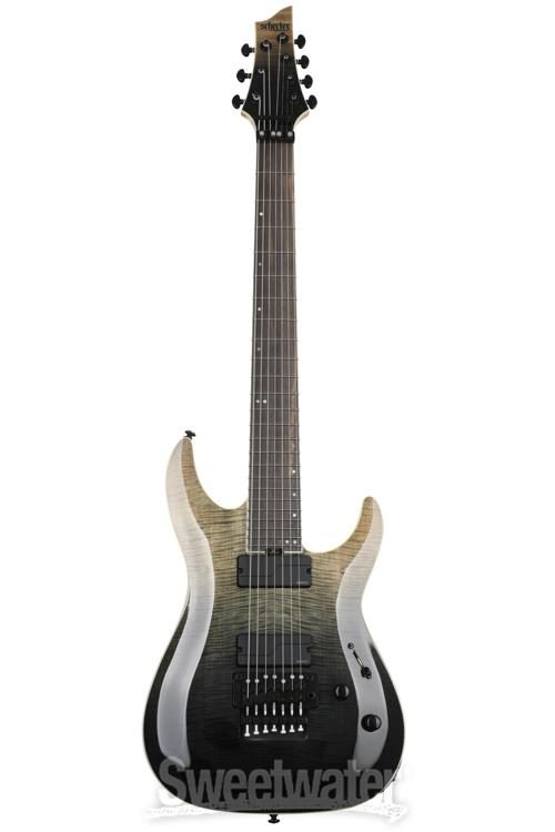 Schecter C-7 FR SLS Elite - Black Fade Burst